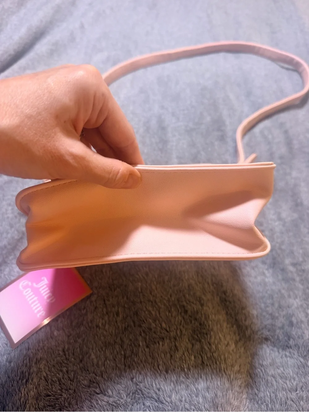 Juicy Couture Pink Crossbody with Metallic Accent, New With Tags